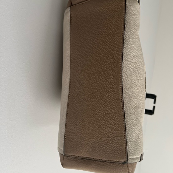 COACH tote north-south pebbled leather color block - Picture 9 of 14